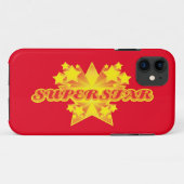 70's stijl Superstar iPhone Case (Achterkant (horizontaal))