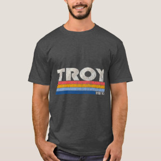  70s-stijl, Troy NY Premium T-shirt