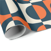 70s stijl Wrapping papier (Rol Hoek)