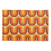 70s Style Geometric Design Kussensloop (Achterkant-Links)