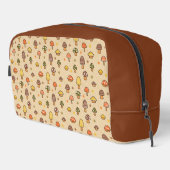 70s Style Retro Mushrooms Toilettasje (Rechterhoek)