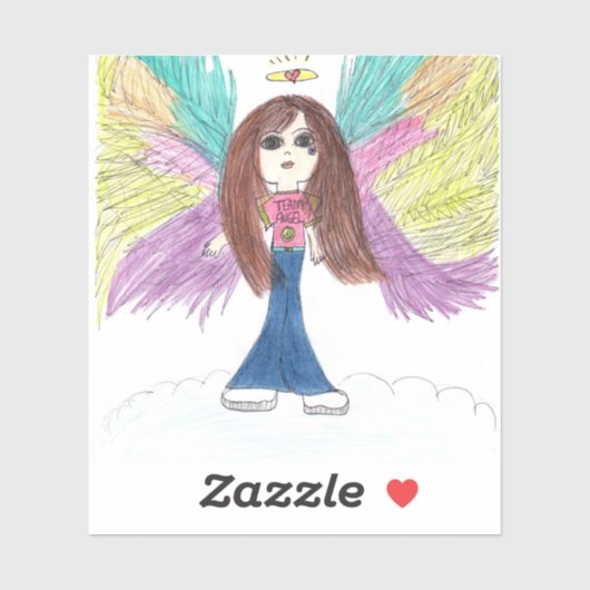 70s Team Angel Sticker (Vel)