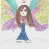 70s Team Angel Sticker (Voorkant)