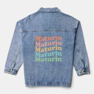 70's Venezuela Hippie City - Retro Maturin Denim Jacket