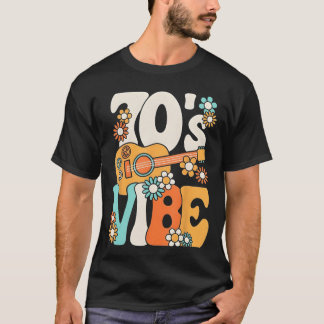 70s Vibe Funny 70s Retro Feest Boho Hippie Vredes T-shirt