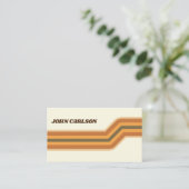 70s  visitekaartje (Staand voorkant)