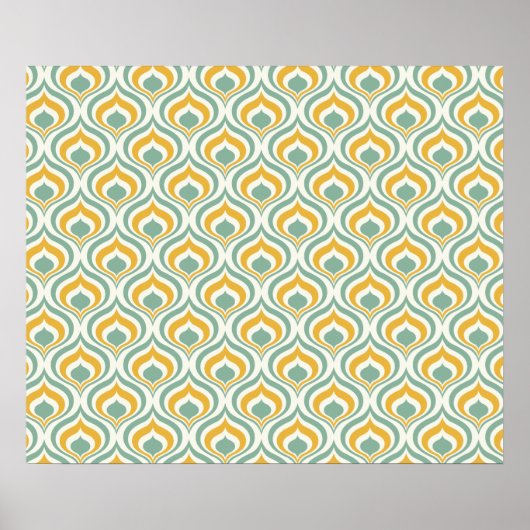 70's Wallpaper Pattern Poster (Voorkant)