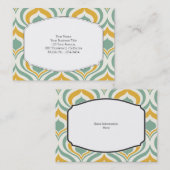 70's Wallpaper Pattern Visitekaartje (Voorkant / Achterkant)