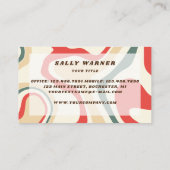 70s  zwendel retro visitekaartje (Achterkant)