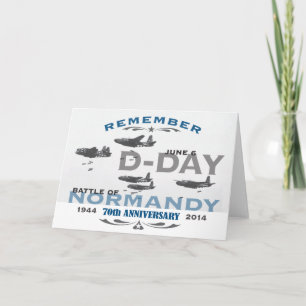 70ste D-Day Luchtslag van Normandië Jubileum Kaart