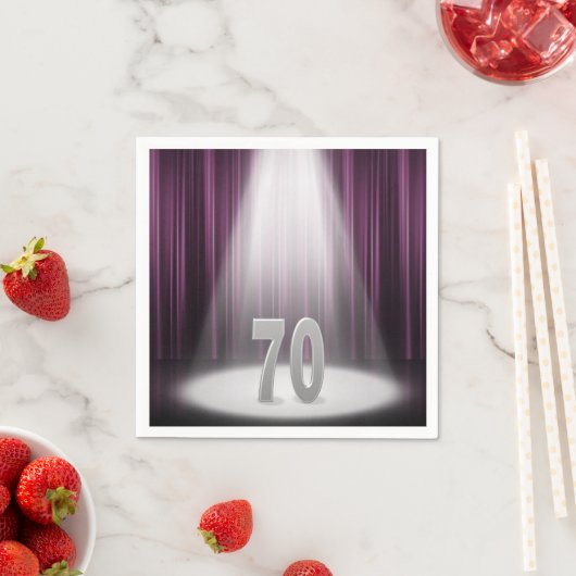 70ste trouwdag in de schijnwerpers servetten (Insitu)