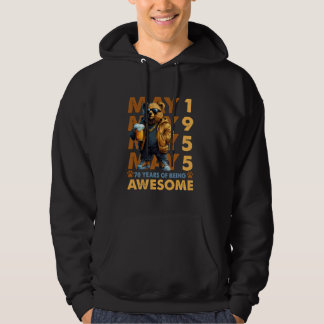 70ste verjaardag Beer Legends mei 1955 70 jaar oud Hoodie