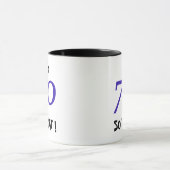 70ste verjaardag Grappig cadeau 70 Dus wat een quo Mok (Midden)