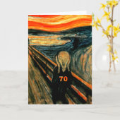 70ste Verjaardag Kaart (Gele Bloem)