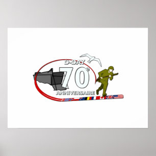 70ste verjaardag poster