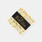 70ste verjaardag servet (Hoek)