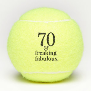 70ste verjaardag van de geboorte Motivatie de Left Tennisballen