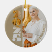 70ste verjaardagscadeau Geboren in 1955 cadeau Orn Keramisch Ornament (Achterkant)