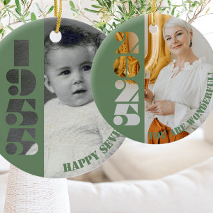 70ste verjaardagscadeau Geboren in 1955 Ornament