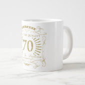 70th Birthday Gag Gift Grote Koffiekop (Voorkant rechts)