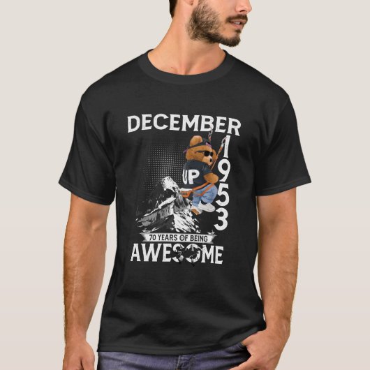 70Th December 1953 70 S T-shirt (Voorkant)