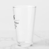70th happy birthday custom name Glass Cup Glas (Links)