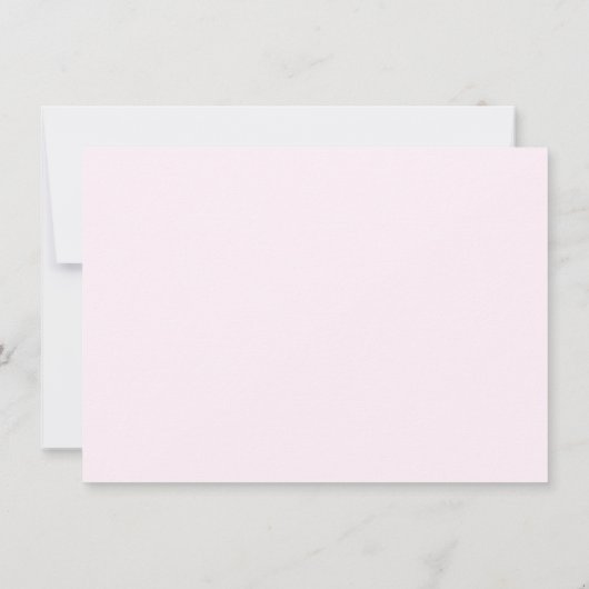 70th Verjaardag Roze Rose Swirly Heart Dank u (Achterkant)