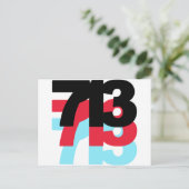 713 Gebiedscode Briefkaart (Staand voorkant)