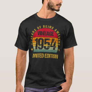 71 jaar oud Eenenzeventig 1954 71ste verjaardag Sc T-shirt
