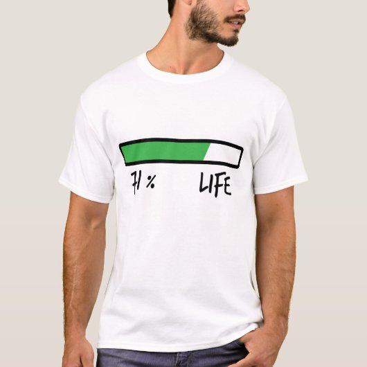 71% LIFE Funny 50-71 jaar oud Shirt 71 verjaardag (Voorkant)