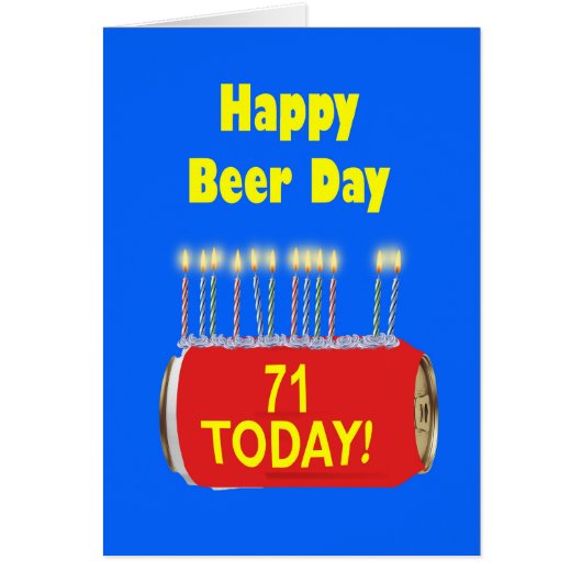 71e Jour de la Bière Joyeuse Anniversaire (Devant)