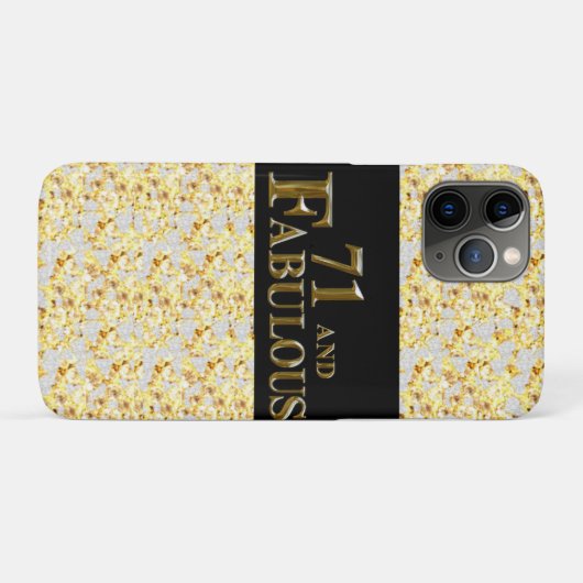 71e verjaardag Case-Mate iPhone case (Achterkant (horizontaal))