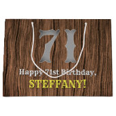 71e verjaardag: Country Western geïnspireerd uiter Groot Cadeauzakje (Voorkant)