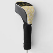 71e verjaardag golfheadcover (Schuin)