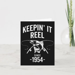 71e verjaardag Keep It Reel sinds 1954 Gevist Kaart