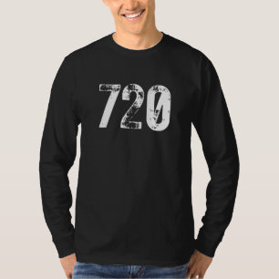 720 Netnummer Denver CO Mobiel Telefoon Netnummer T-shirt