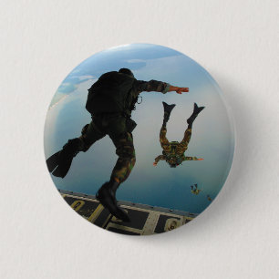 720h Special Tactics Group Jumping Out of Planet Ronde Button 5,7 Cm