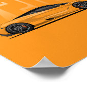 720s oranje superauto poster (Hoek)
