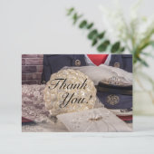 7263 - Militaire bruiloft Bedankkaart (Staand voorkant)