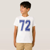 72 Custom Jersey T-shirt (Voorkant volledig)