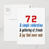 72 design briefkaart (Voorkant / Achterkant)