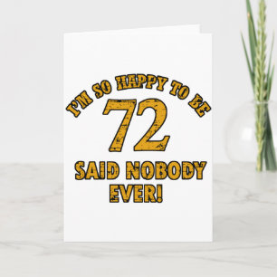 72 jaar oude design kaart