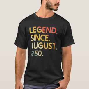 72 jaar oude  legering sinds augustus 1950 72 jaar t-shirt