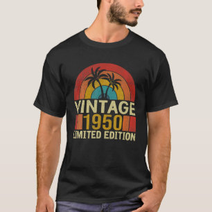 72 jaar oude roze Vintage 1950 dag cadeau 72e gebo T-shirt