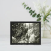 72 Monochrome Collectie - Waterval Briefkaart (Staand voorkant)
