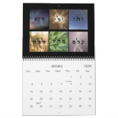 72 Namen van God - Joodse jaarkalender Kalender (Jan 2026)