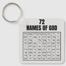 72 Names of God Sleutelhanger