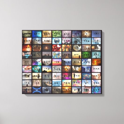 72 Noms de Dieu toile Imprimer (Recto)