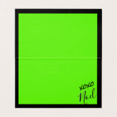 72Cartes noires vert citron Merci marketing (Inside Unfolded)