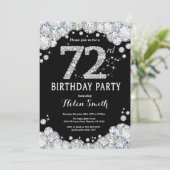 72e anniversaire Invitation Diamant d'argent (Debout devant)